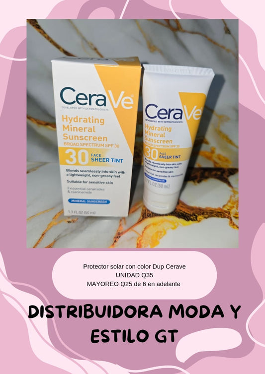 Protector Solar con Color Dup