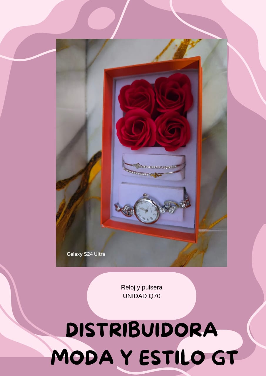 Reloj y Pulsera de Dama