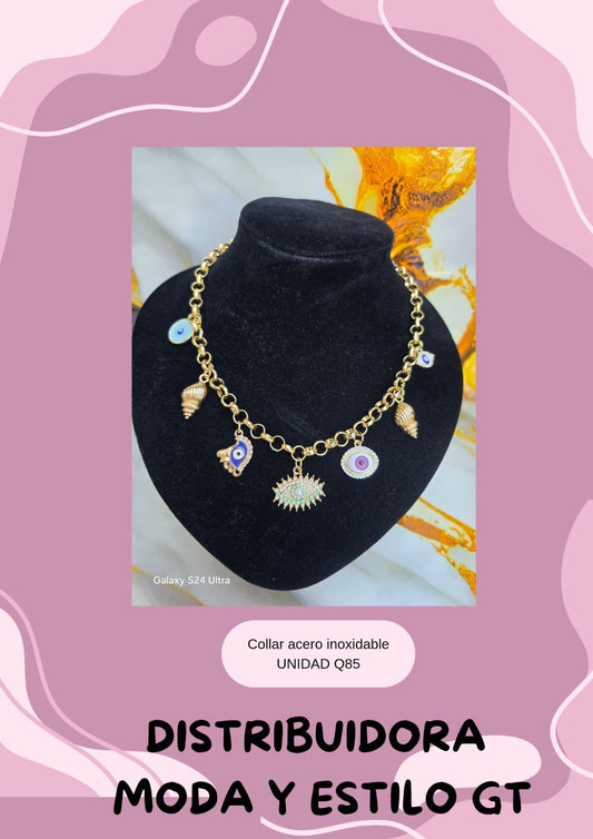 Collar de Acero Inoxidable Ojo