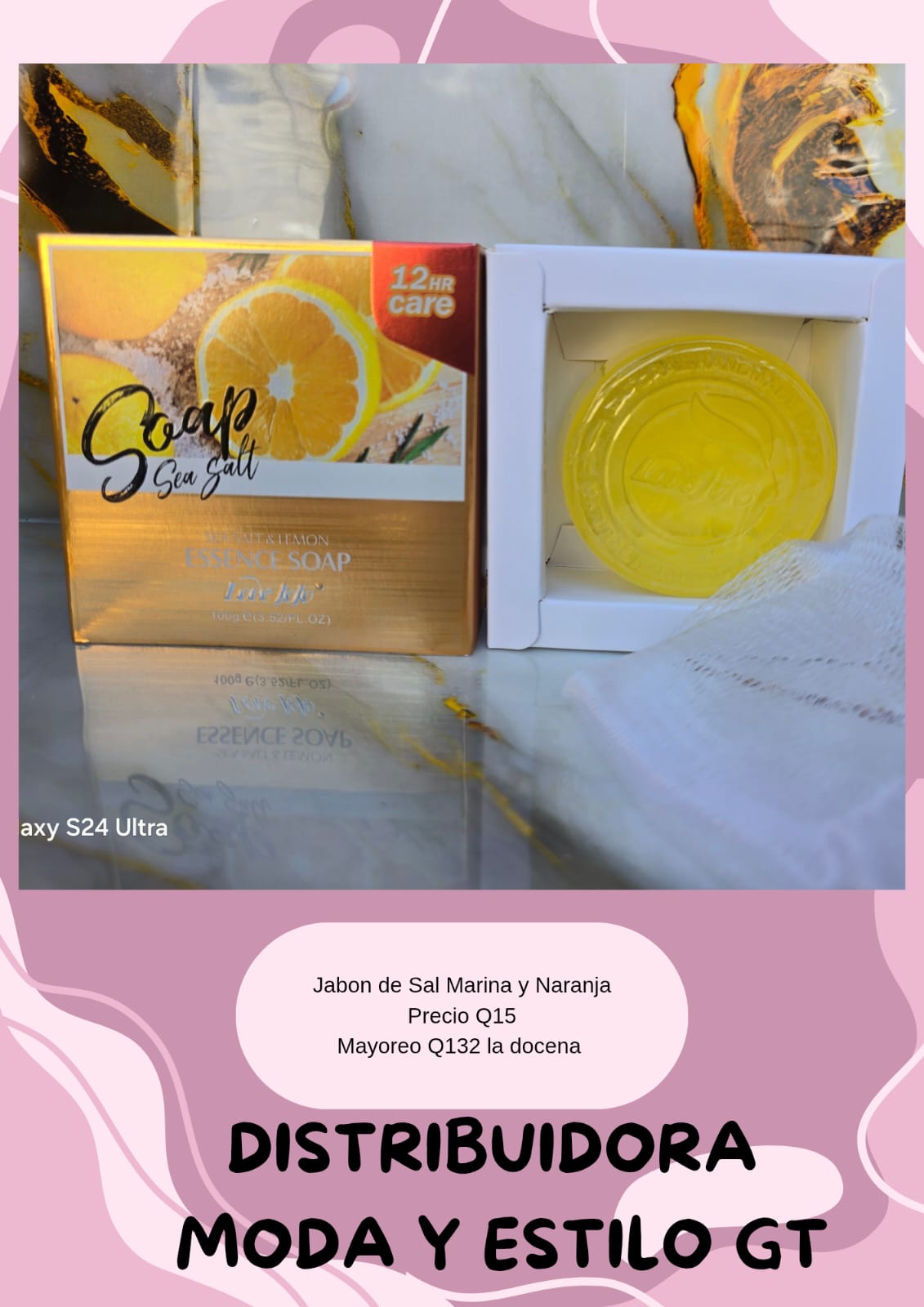Jabon de Sal Marina y Naranja