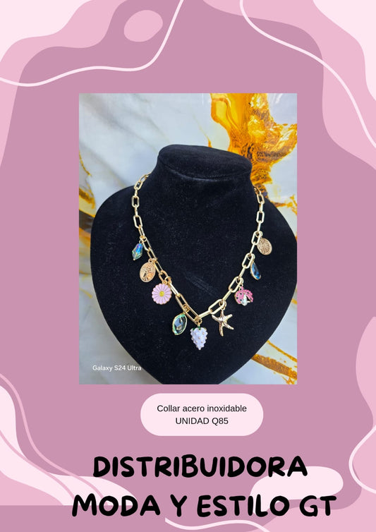 Collar de Acero Inoxidable Mar