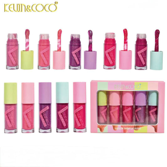 Kit de 5 Lip Gloss de Kevin y Coco Original