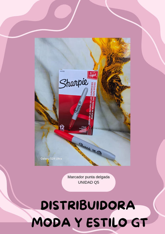 Sharpie Marcador de Punta Delgada