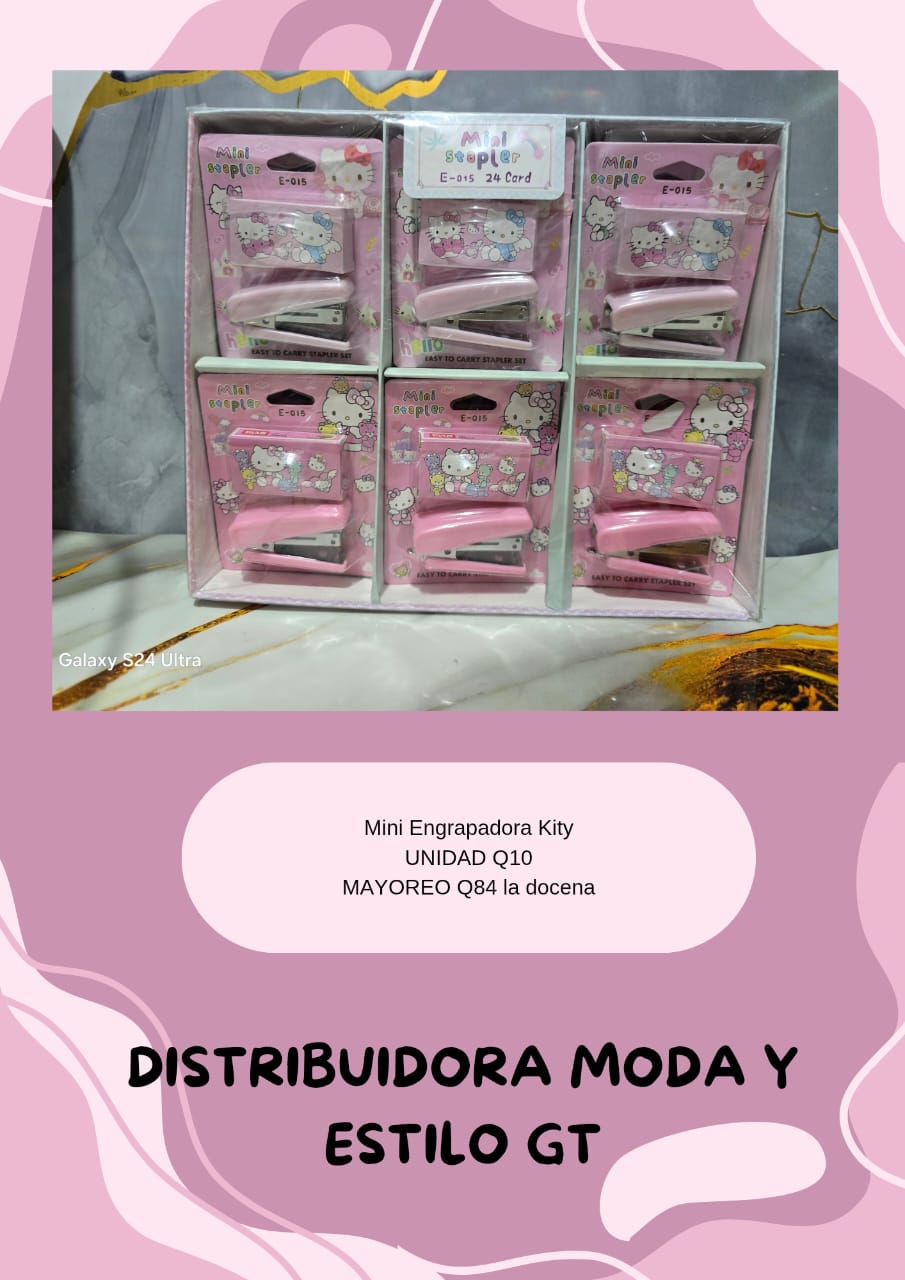 Mini Engrapadora de Hello Kitty