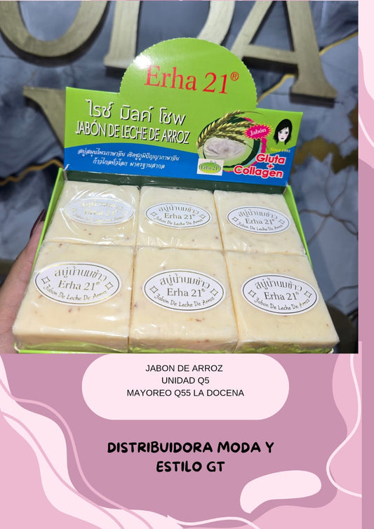 Jabon de Arroz Erha 21