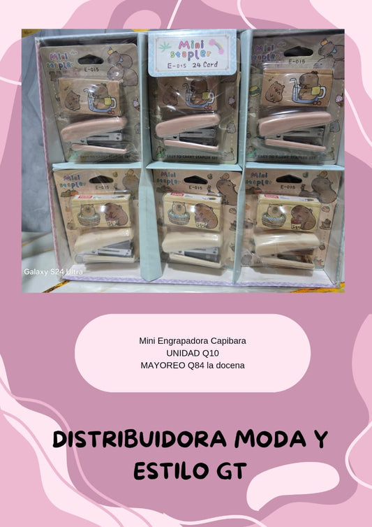 Mini Engrapadora de Capibara