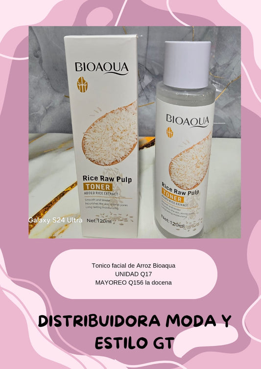 Tonico Facial de Arroz BIOAQUA