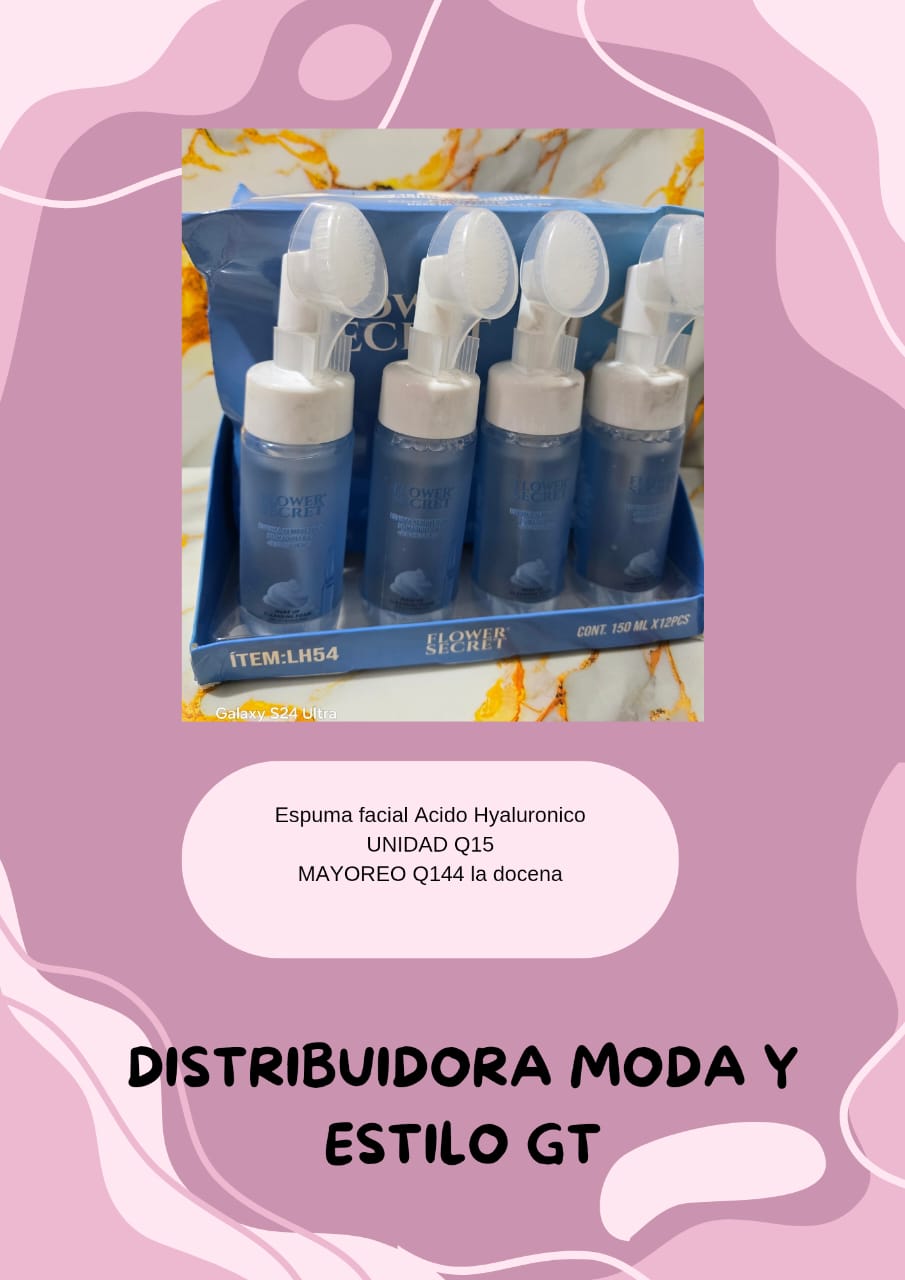 Espuma Facial de Acido Hialuronico