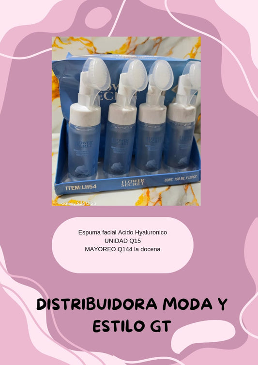 Espuma Facial de Acido Hialuronico