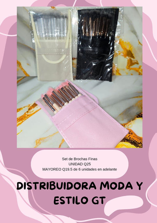 Set de Brochas Finas