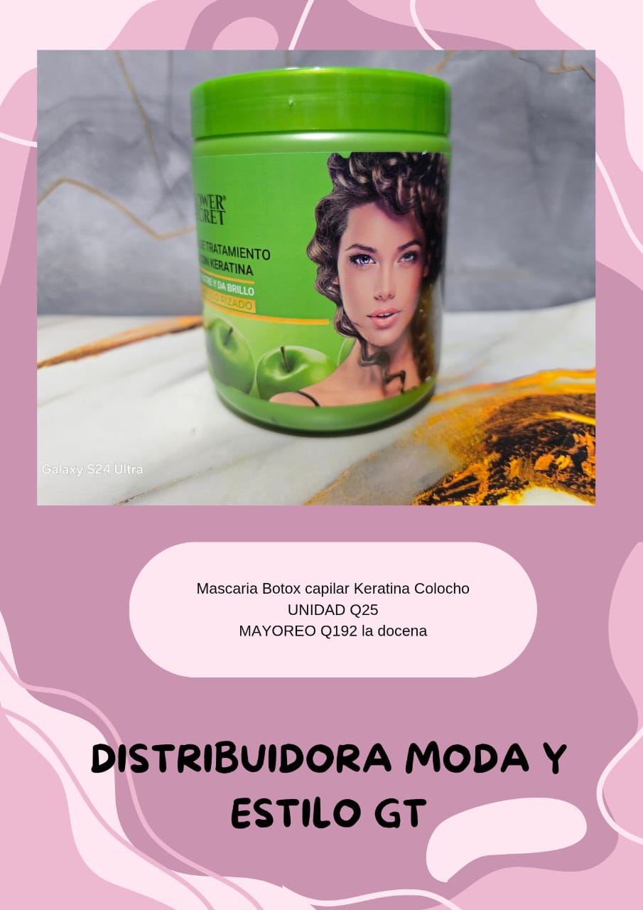Mascarilla Capilar Botox con Keratina para Cabello Rizado
