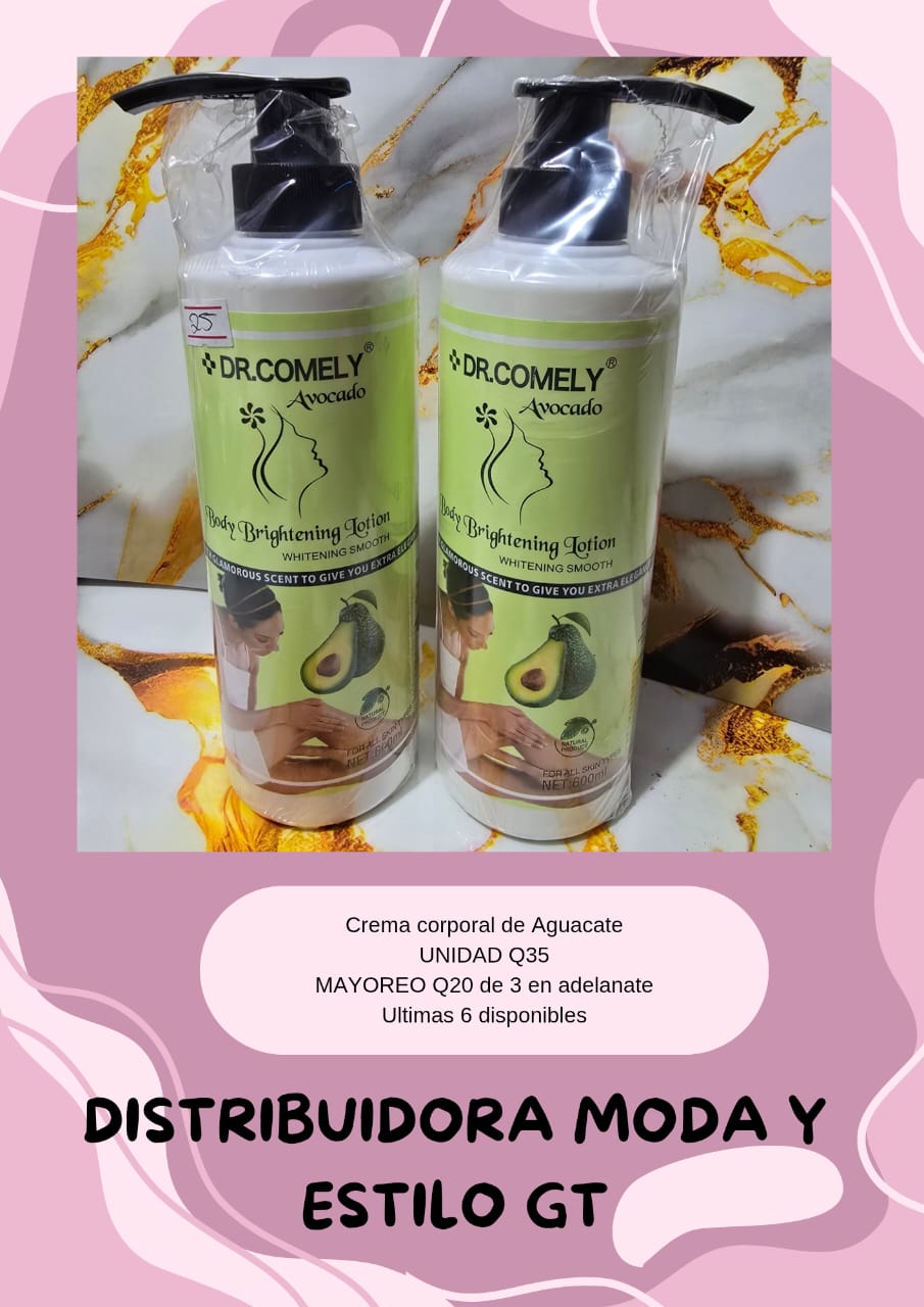 Crema Corporal de Aguacate