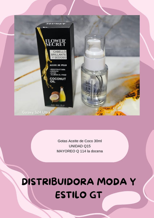 Aceite de Coco en Gotitas