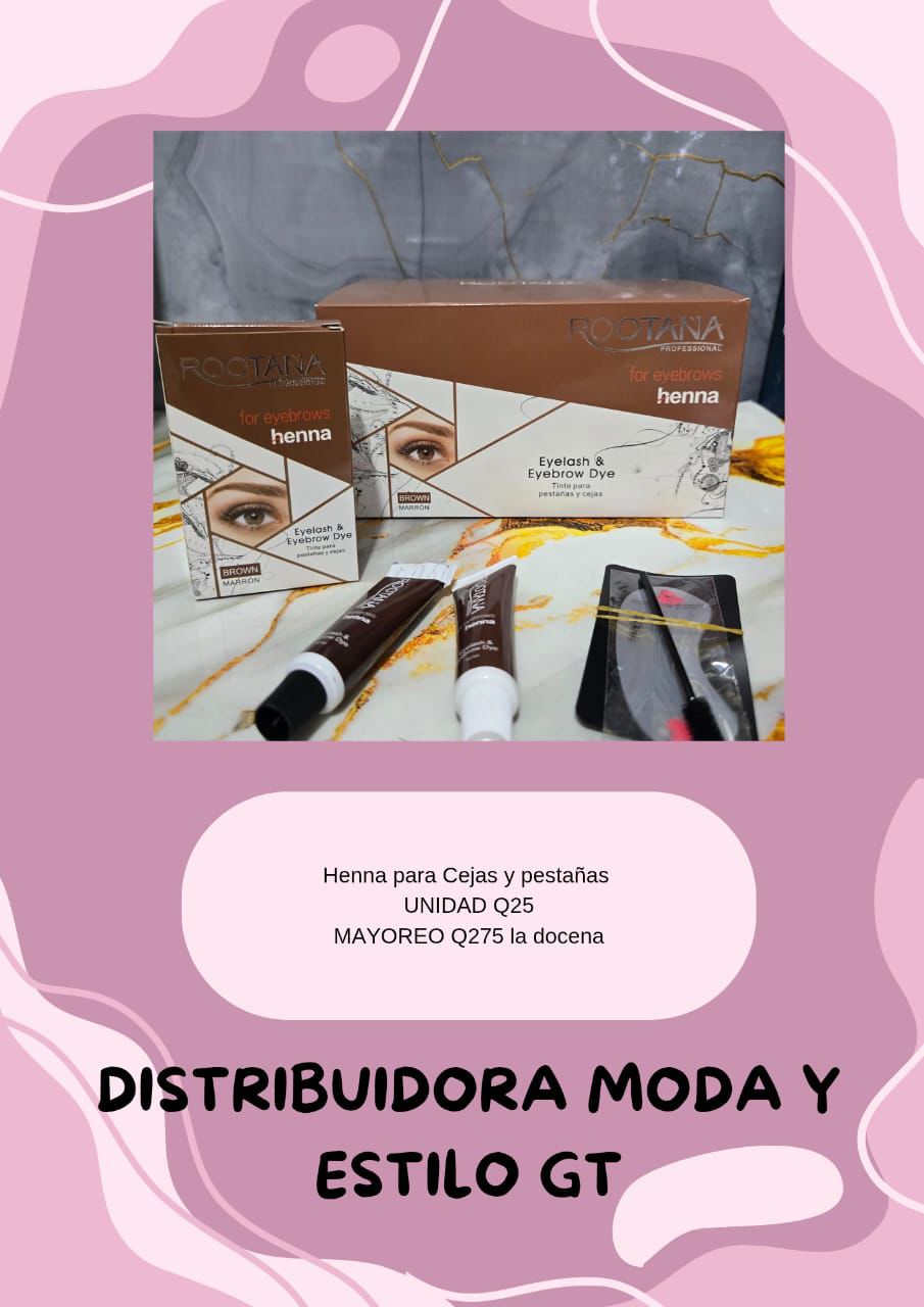 Henna para Cejas y Pestañas