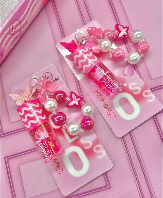 Lip Gloss con Pulsera