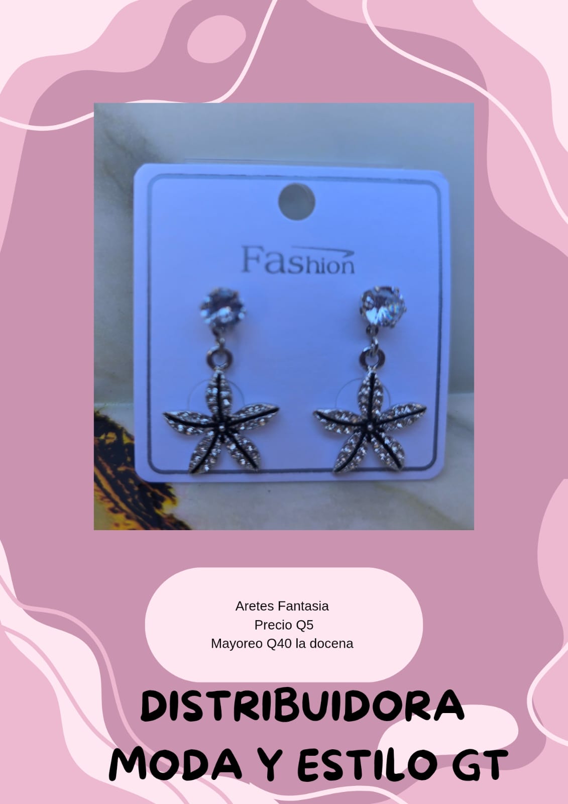 Aretes de Fantasia Estrella