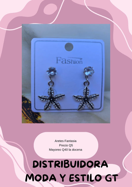 Aretes de Fantasia Estrella