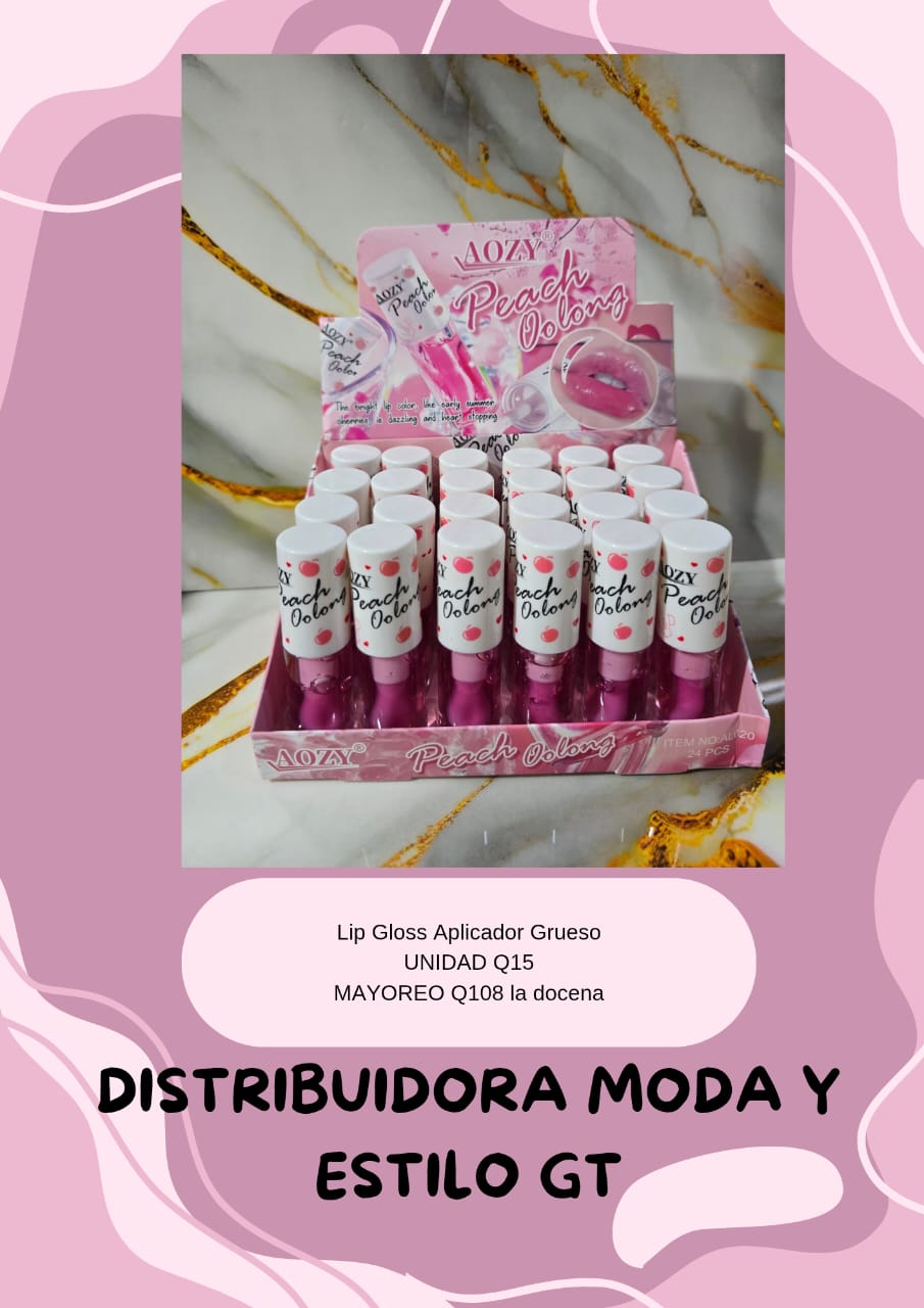 Lip Gloss Con Aplicador Grueso