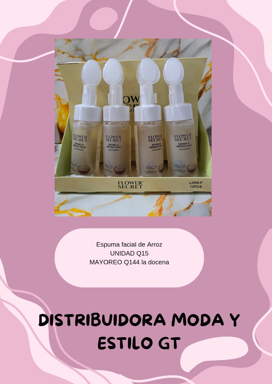 Espuma Facial de Arroz