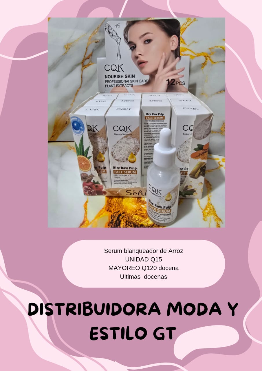 Serum Blanqueador de Arroz