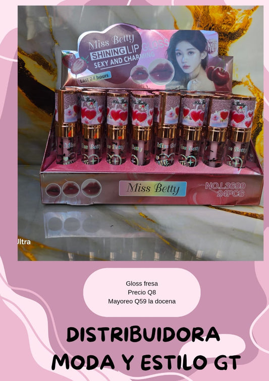 Gloss Fresa Brillo