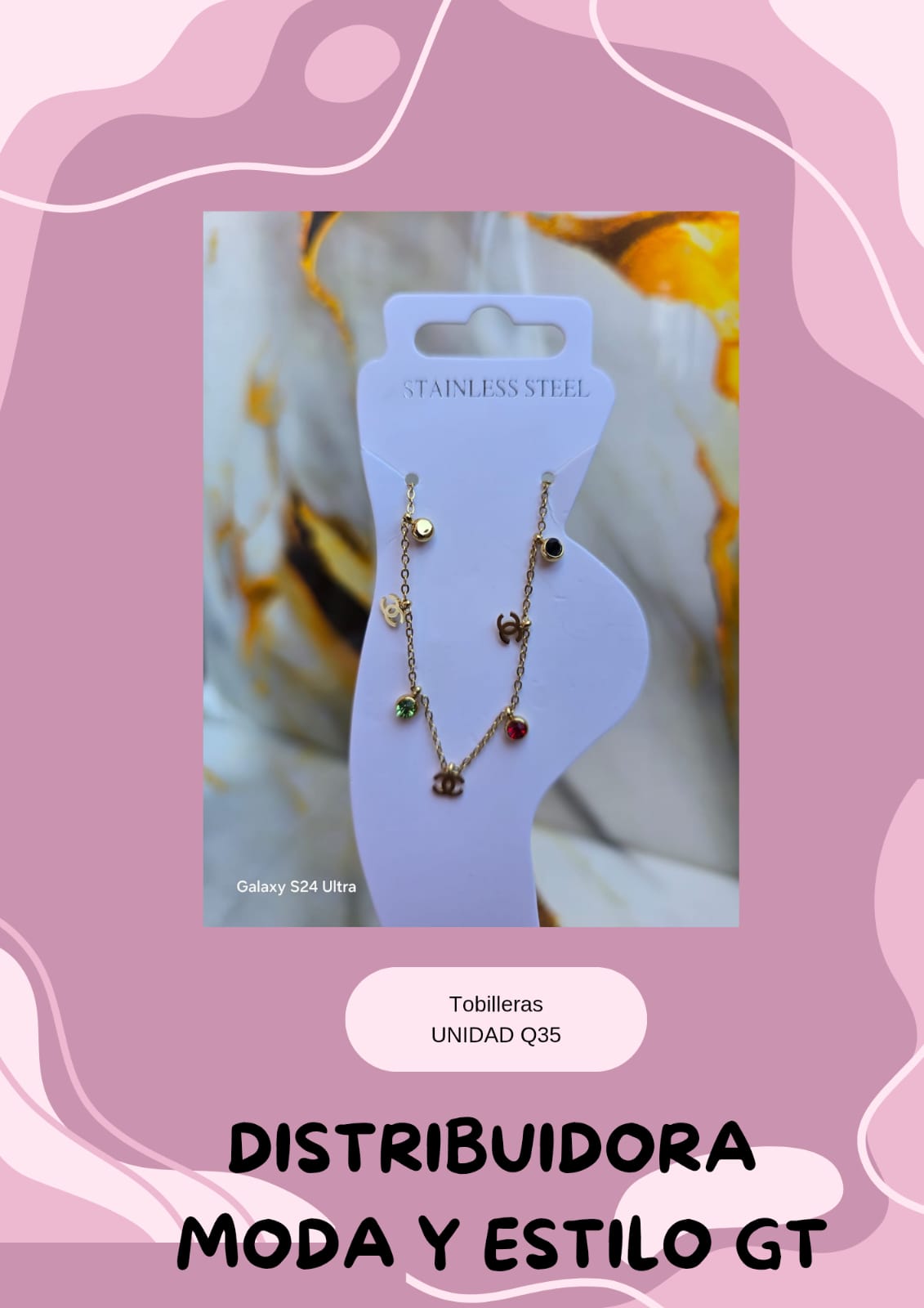 Tobillera Chanell