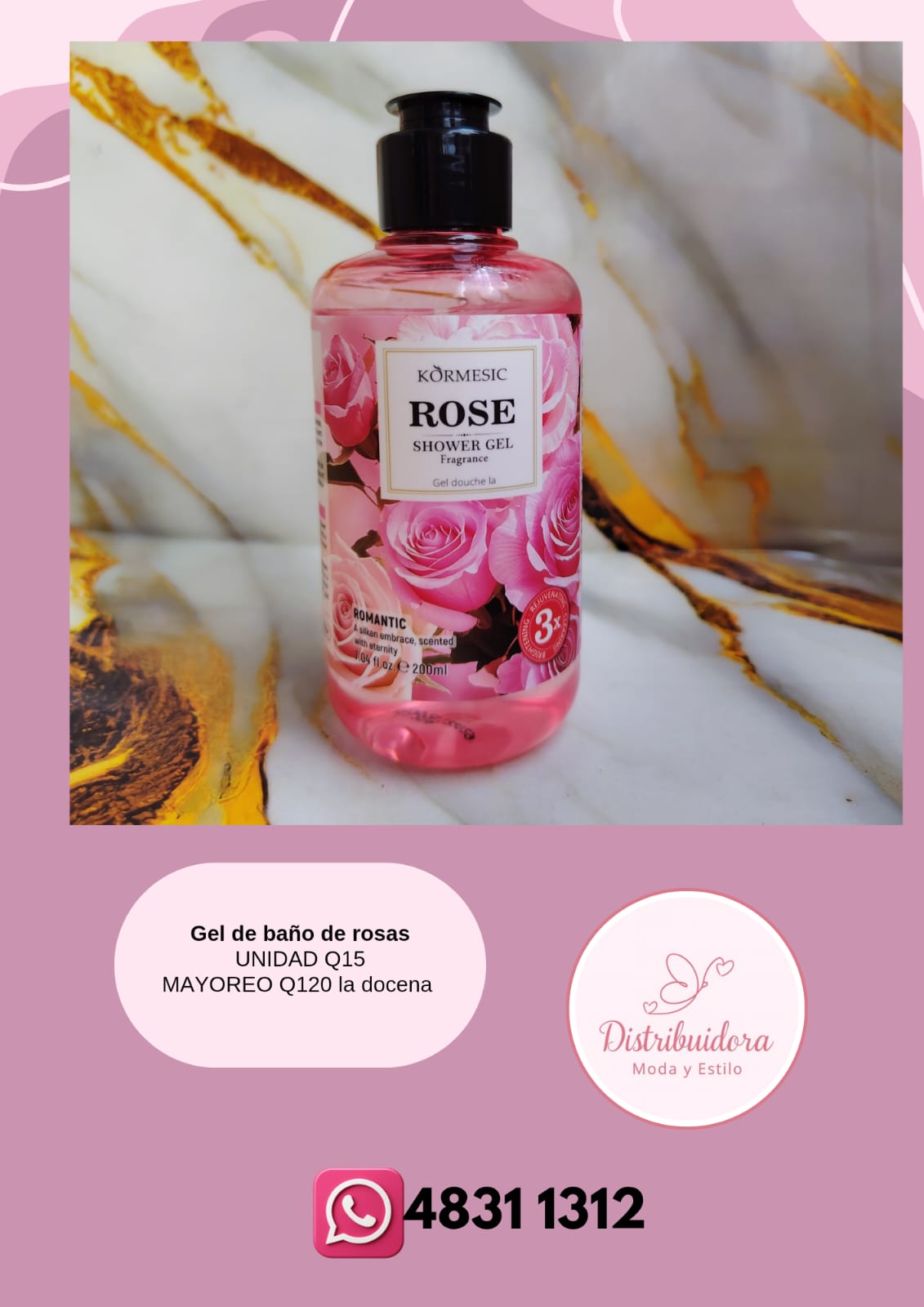 Jabon de rosas para el cuerpo