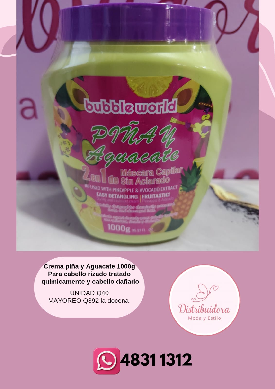 Crema para el cabello