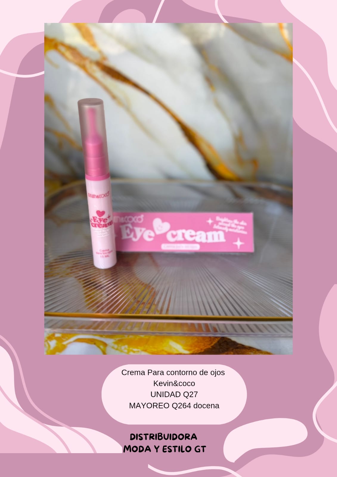 Crema para contorno de ojos