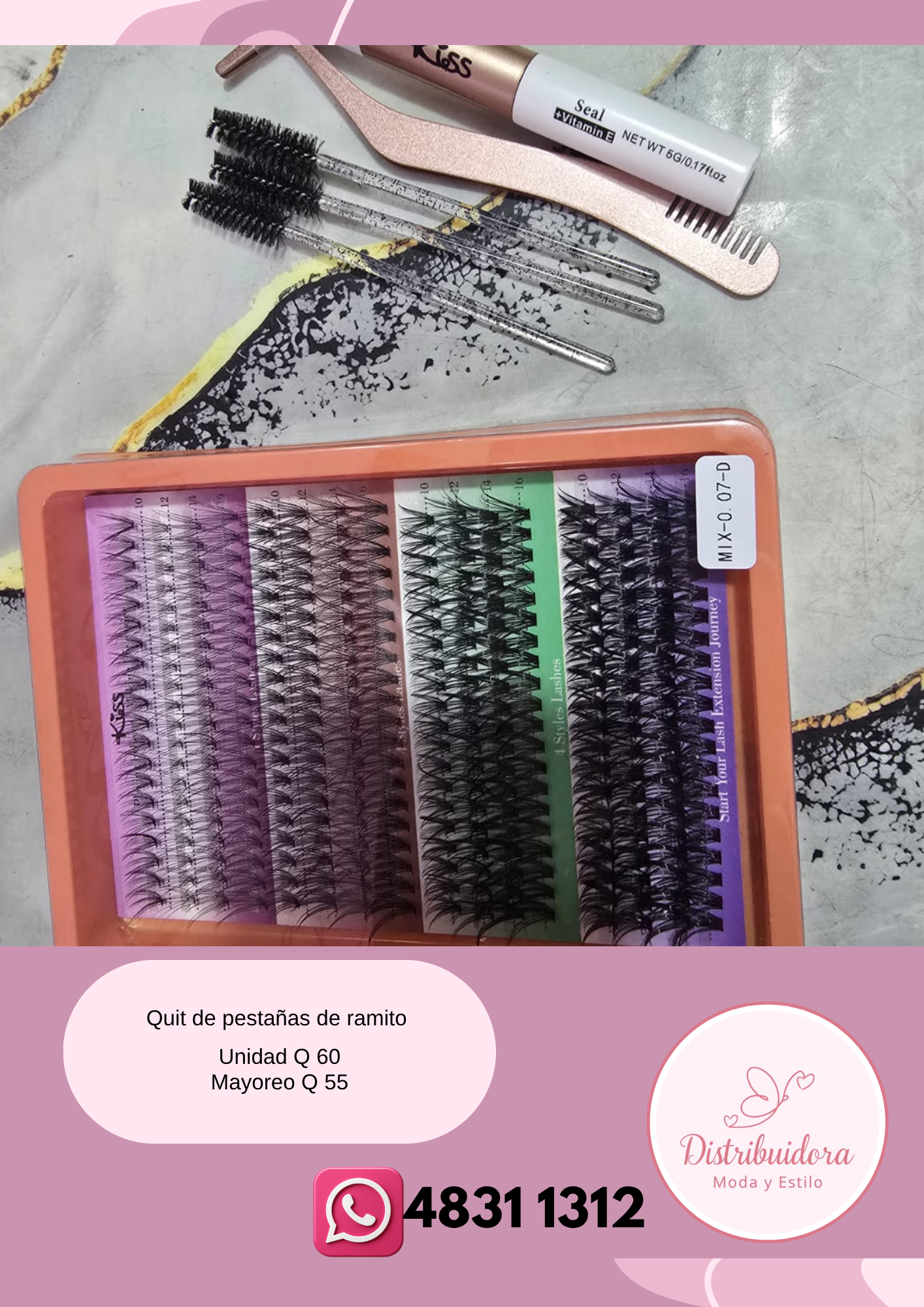 Kit de pestañas de ramito