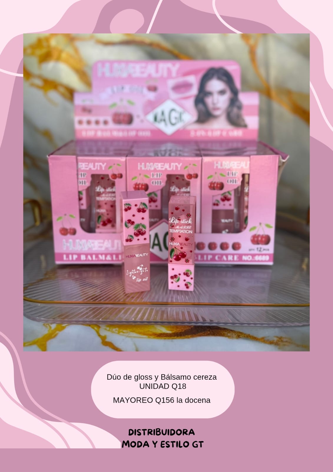 Duo de gloss y balsamo 🍒