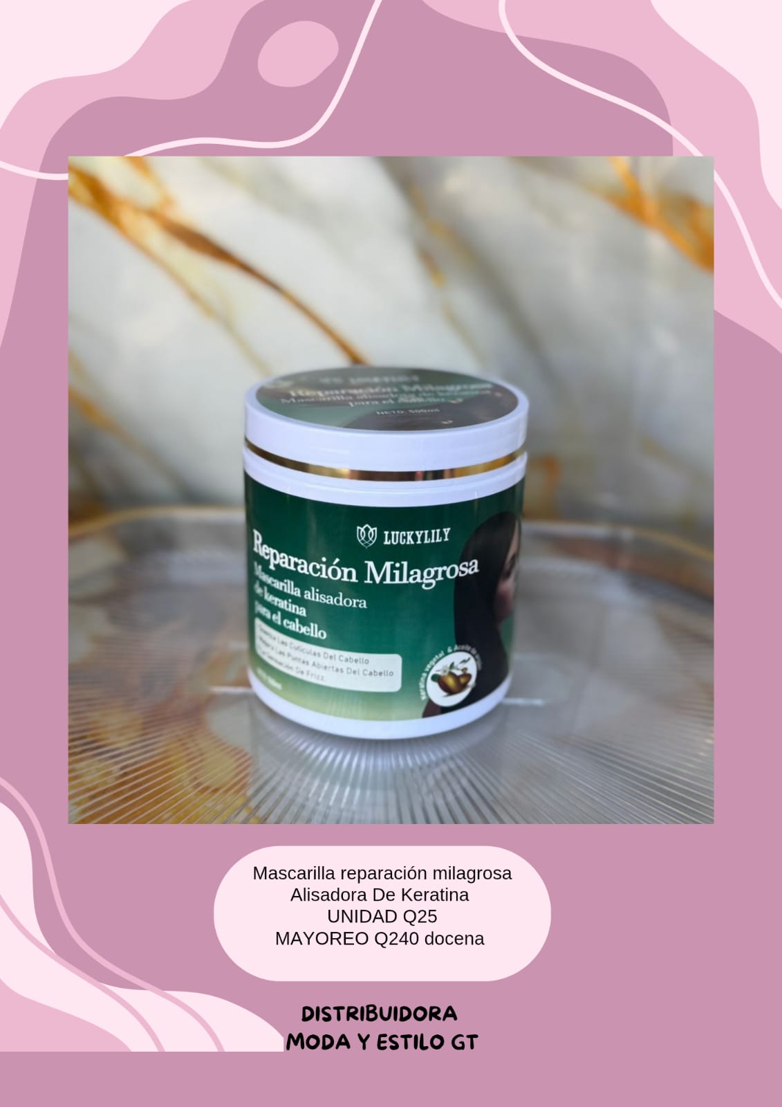 Mascarilla Alisadora de Keratina