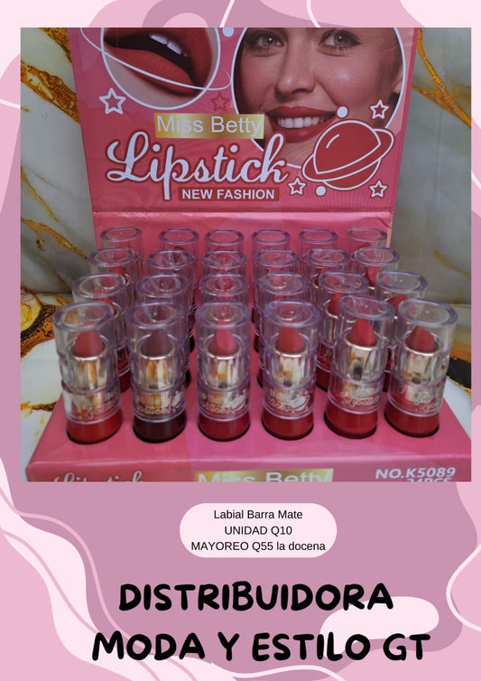 Labial Barra Mate