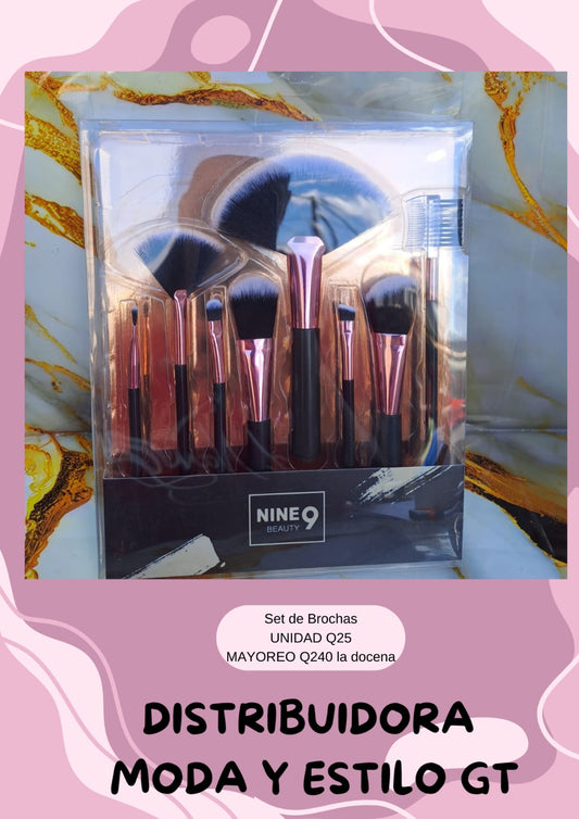 Set de Brochas NINE