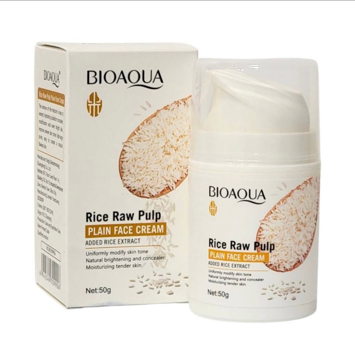 Crema Hidratante de Arroz BIO AQUA