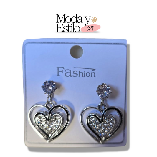 Arete de Fantasia Fina de Corazon