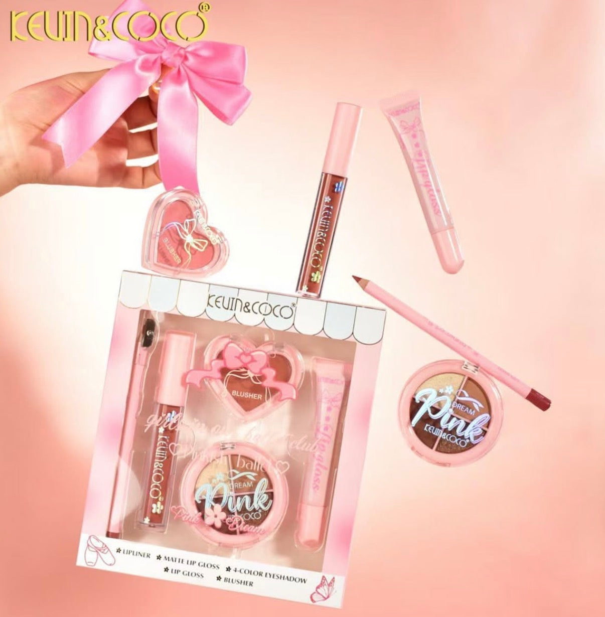 Kit de Gloss, Deliniador, Sombras y Rubor