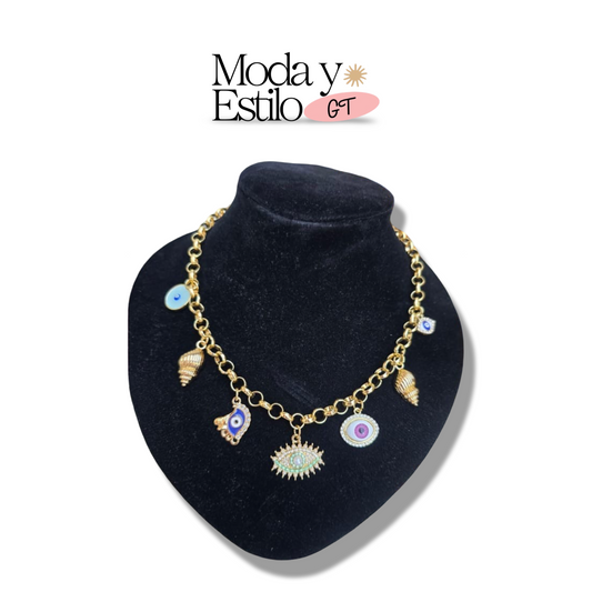Collar de Acero Inoxidable Ojo