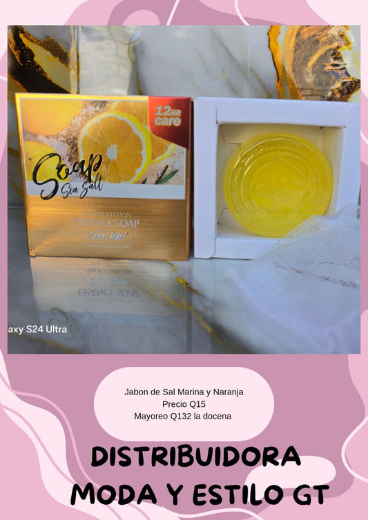 Jabon de Sal Marina y Naranja