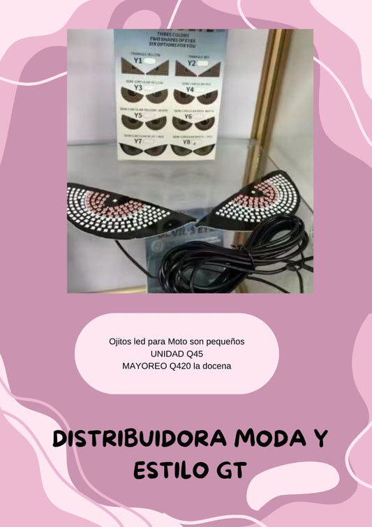 Ojitos led para Moto o Carro Pequeños