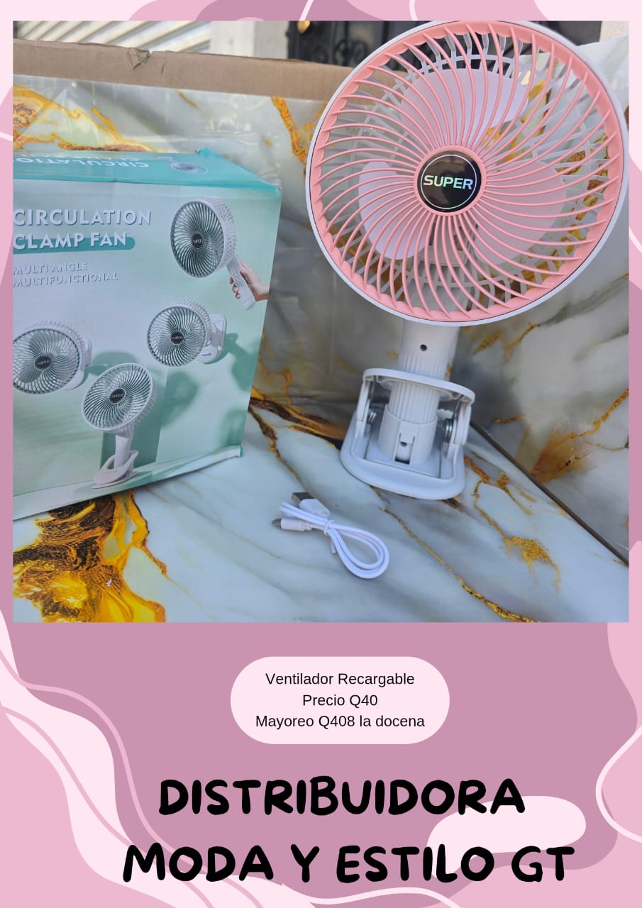 Ventilador Recargable