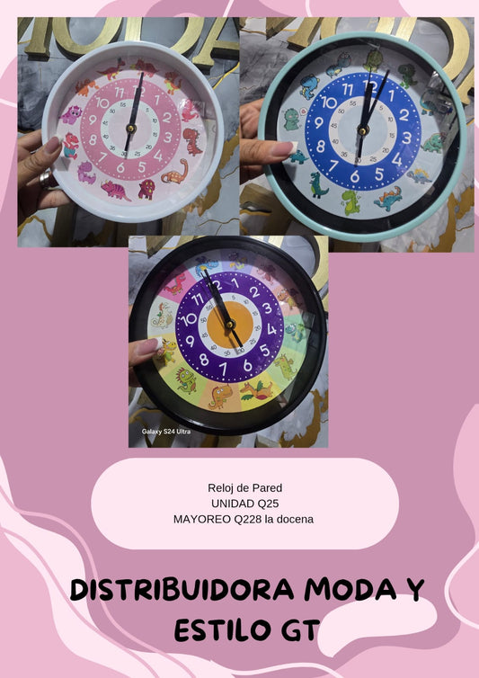 Reloj de Pared para Niños