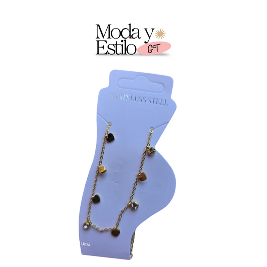 Tobillera Corazon