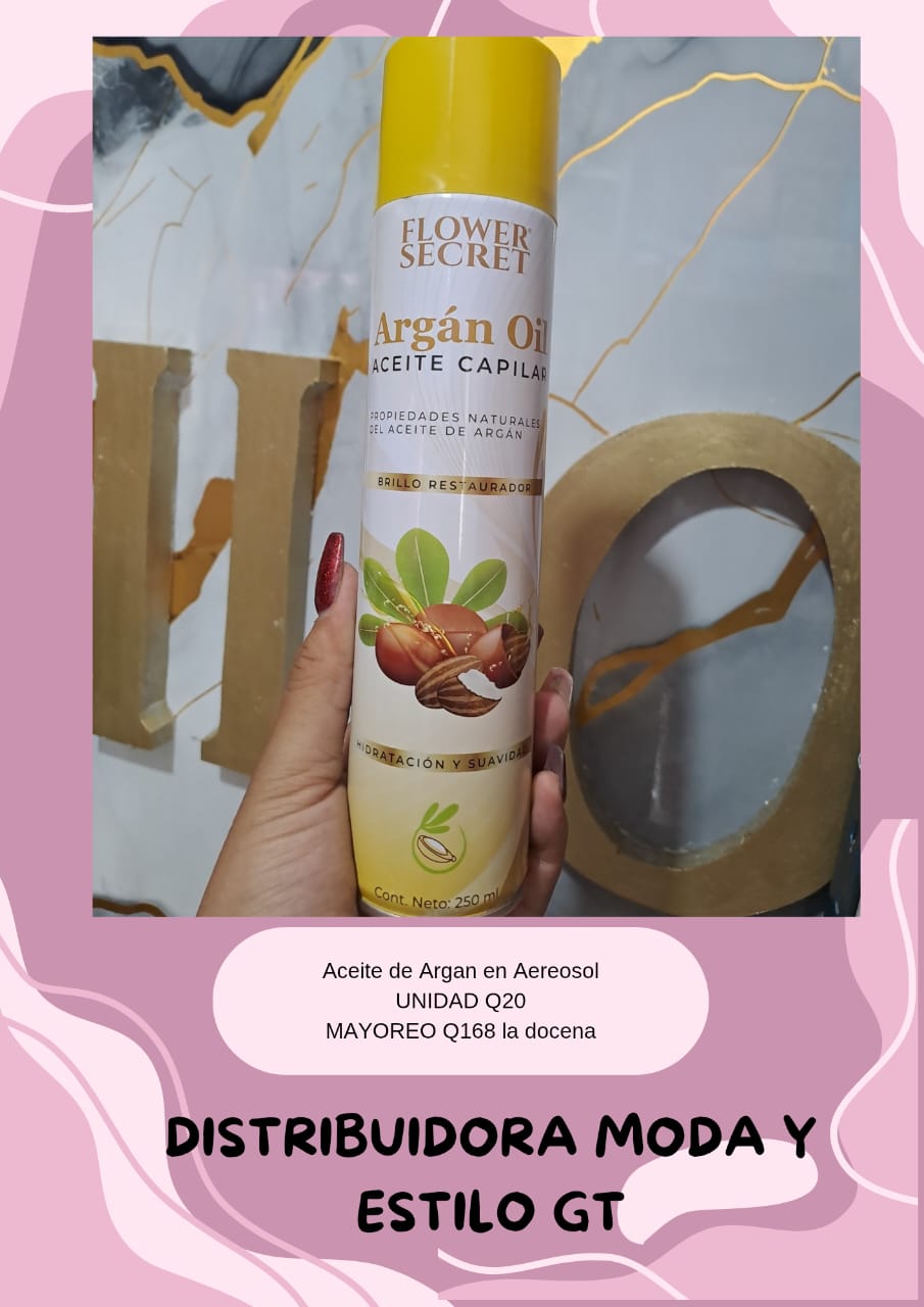 Aceite de Argan en Aerosol