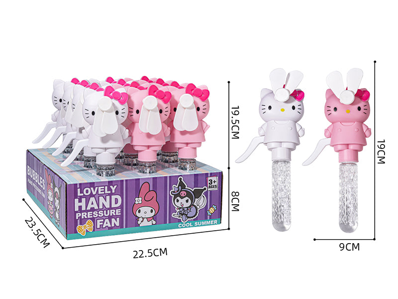 Ventilador y Burbujas de Hello Kitty