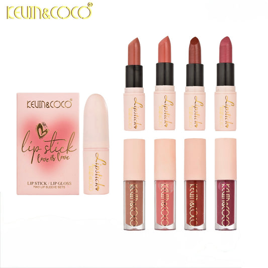 Kit de Lip Gloss y Labial Kevin y Coco Original
