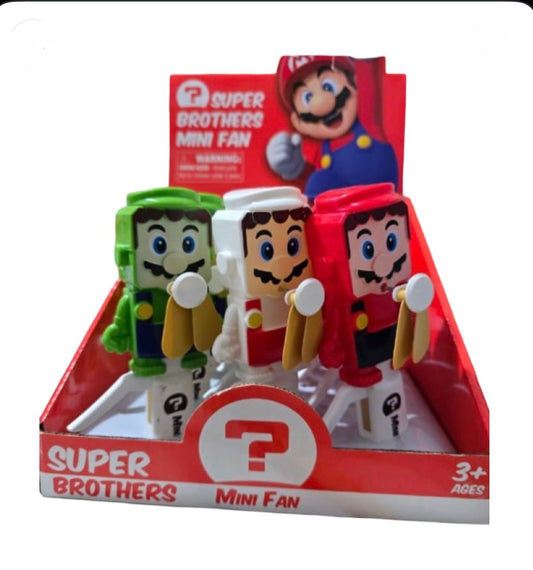 Ventilador Manual Mario Bros