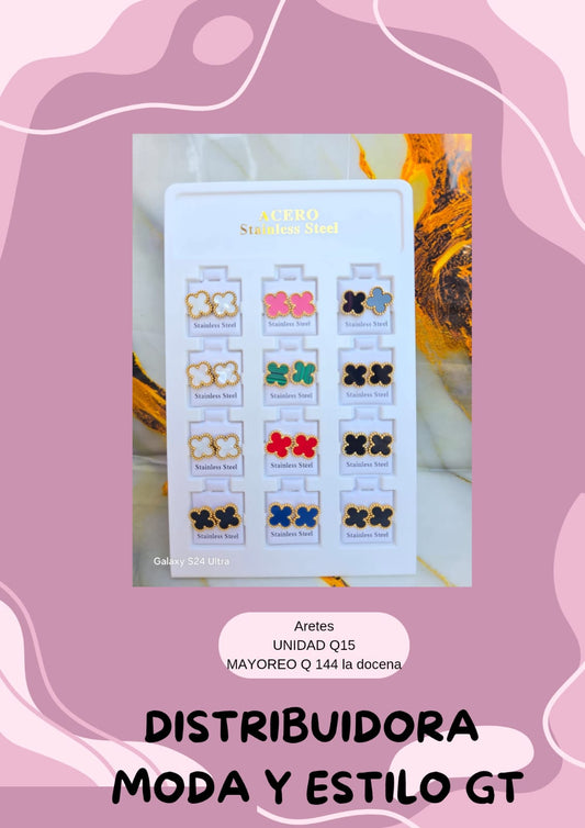 Aretes de Trebol