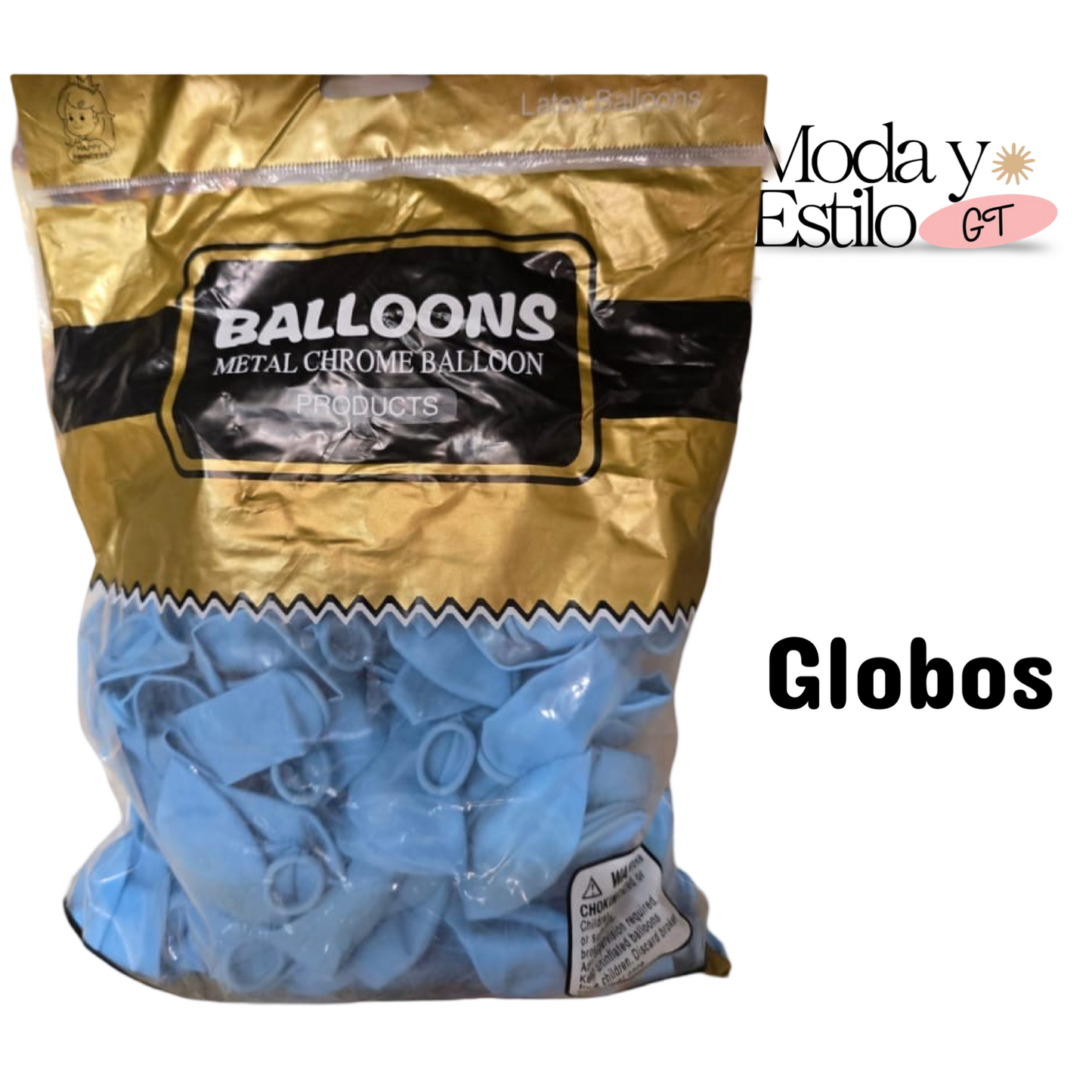 Bolsa de 100 Globos Azules