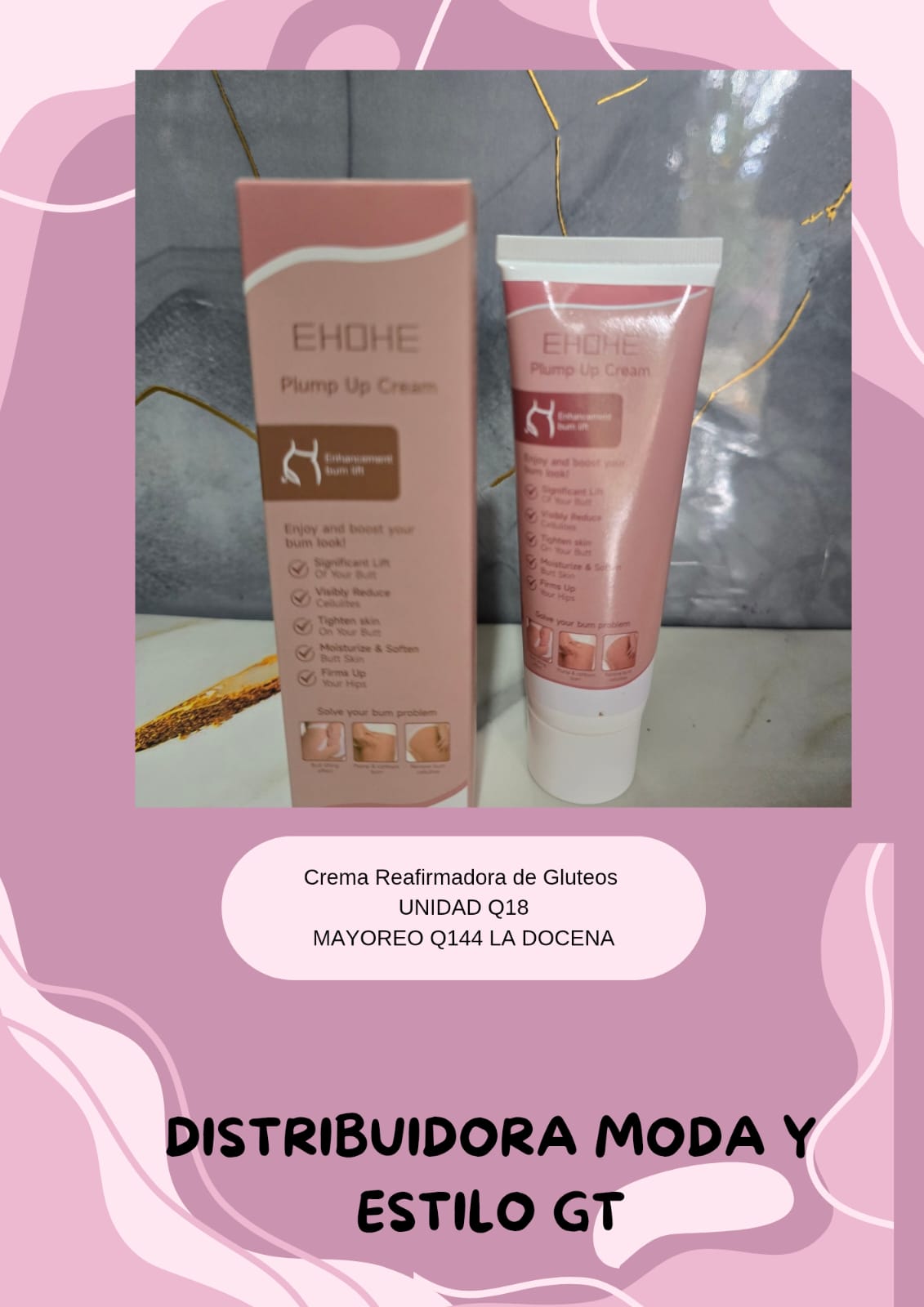 Crema Reafirmadora de Gluteos EHDHE
